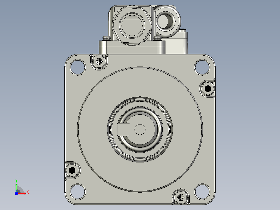 MS1H1-40B30CB-A331Z伺服电机前视图