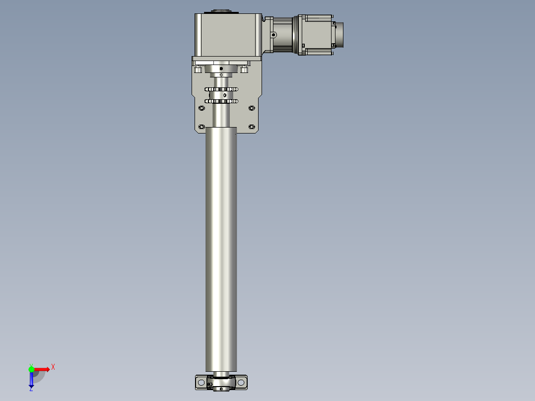 HS21-37-400带电机滚筒单元-37俯视图