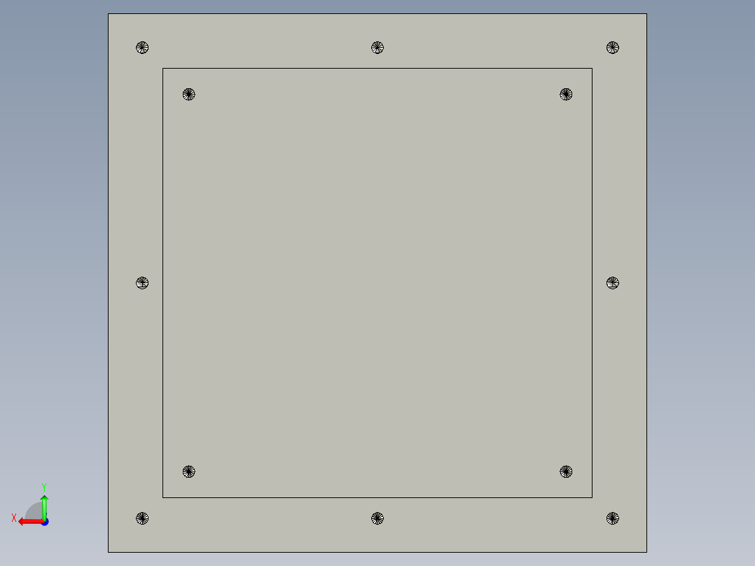 电控柜-126N000931B级通风过滤网组ZL-803(7032胶)后视图