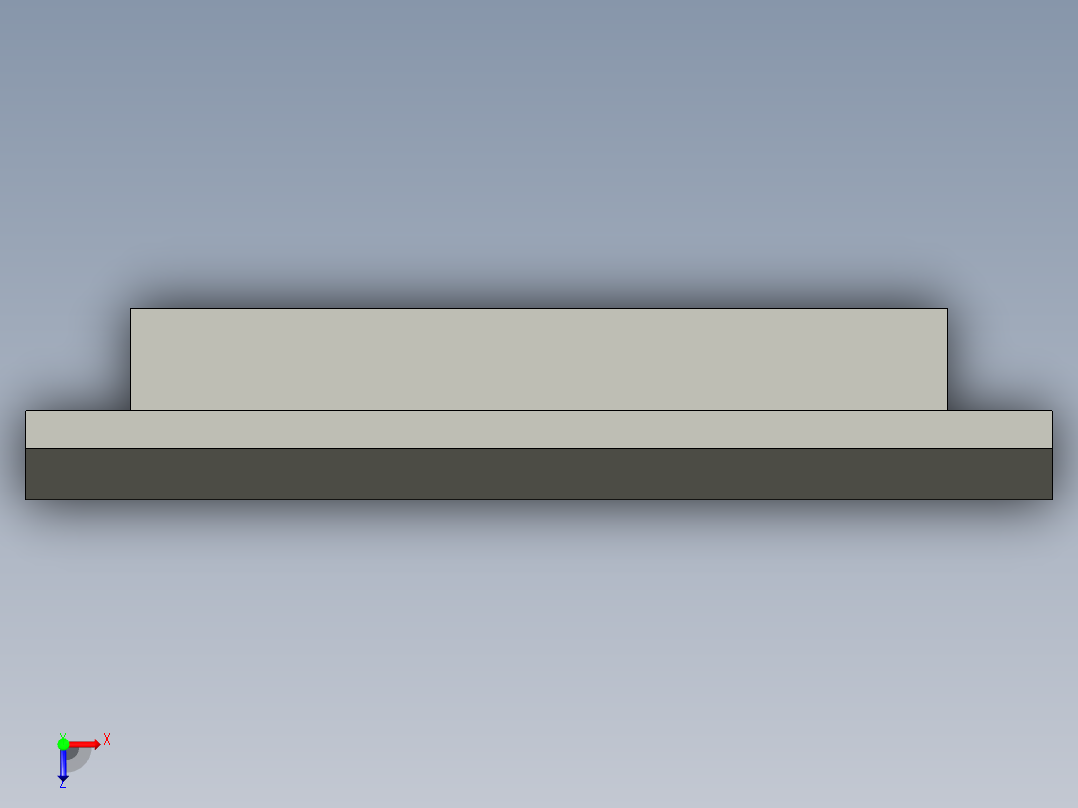 电控柜-126N000931B级通风过滤网组ZL-803(7032胶)俯视图
