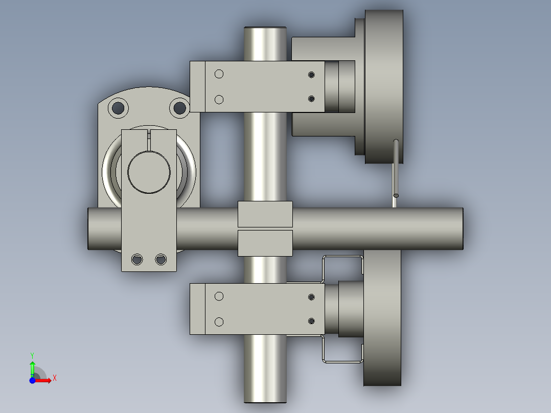 120300CCD测尺寸组件1-LXYC-BOSS前视图