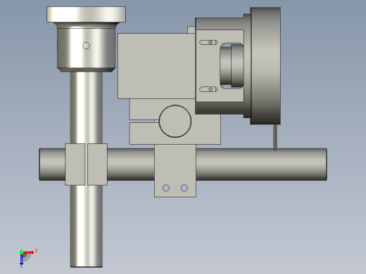 120300CCD测尺寸组件1-LXYC-BOSS俯视缩略图