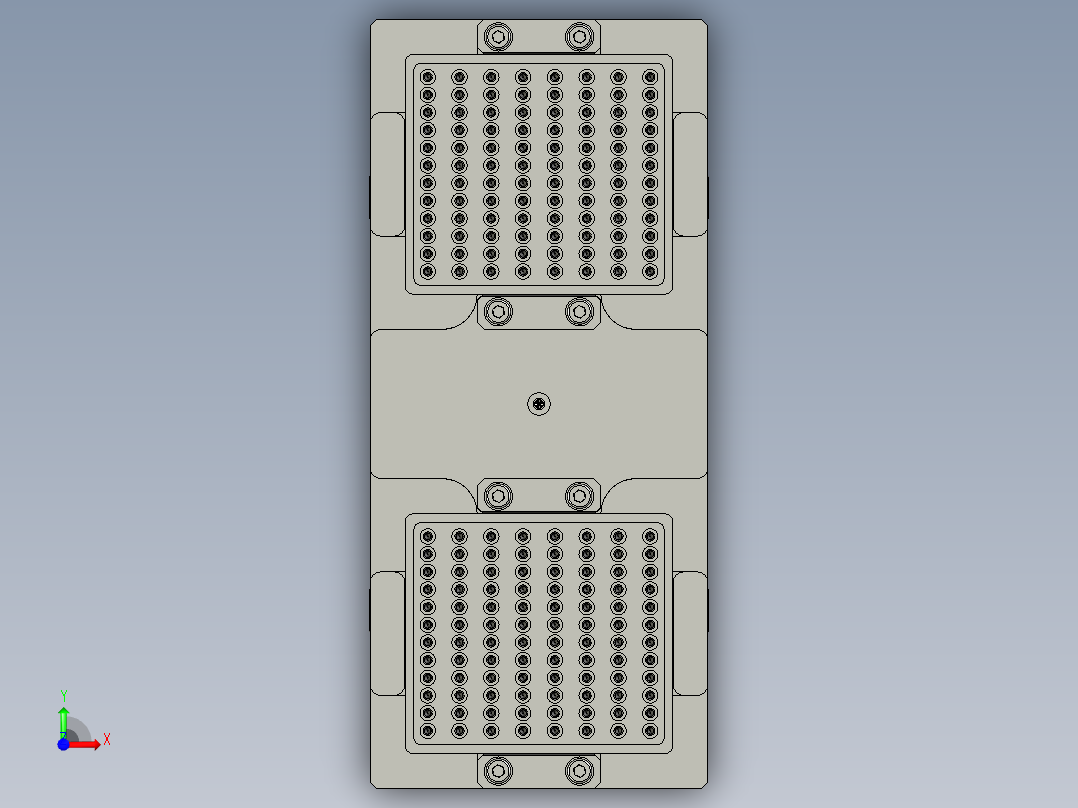 上下料载具装配前视图