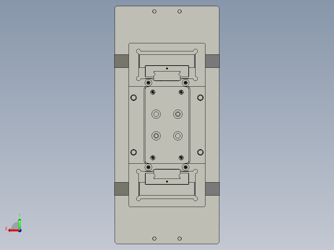 上下料载具装配后视图
