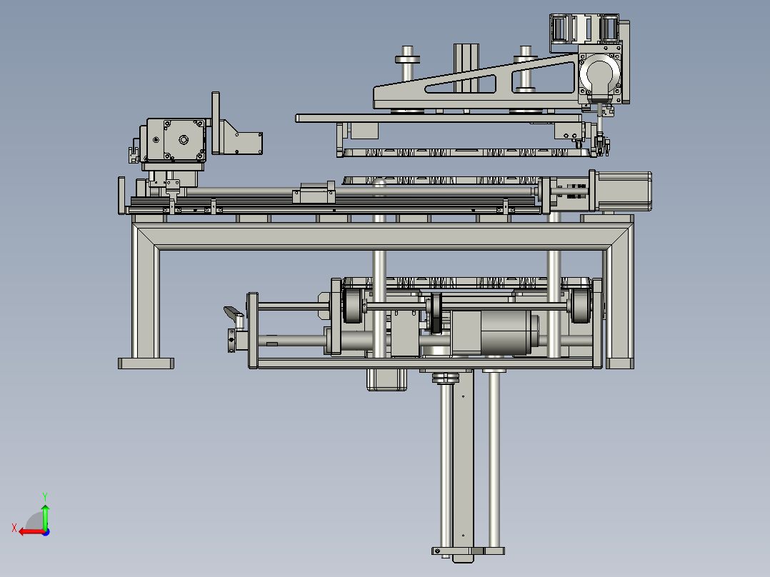 上料模组后视图