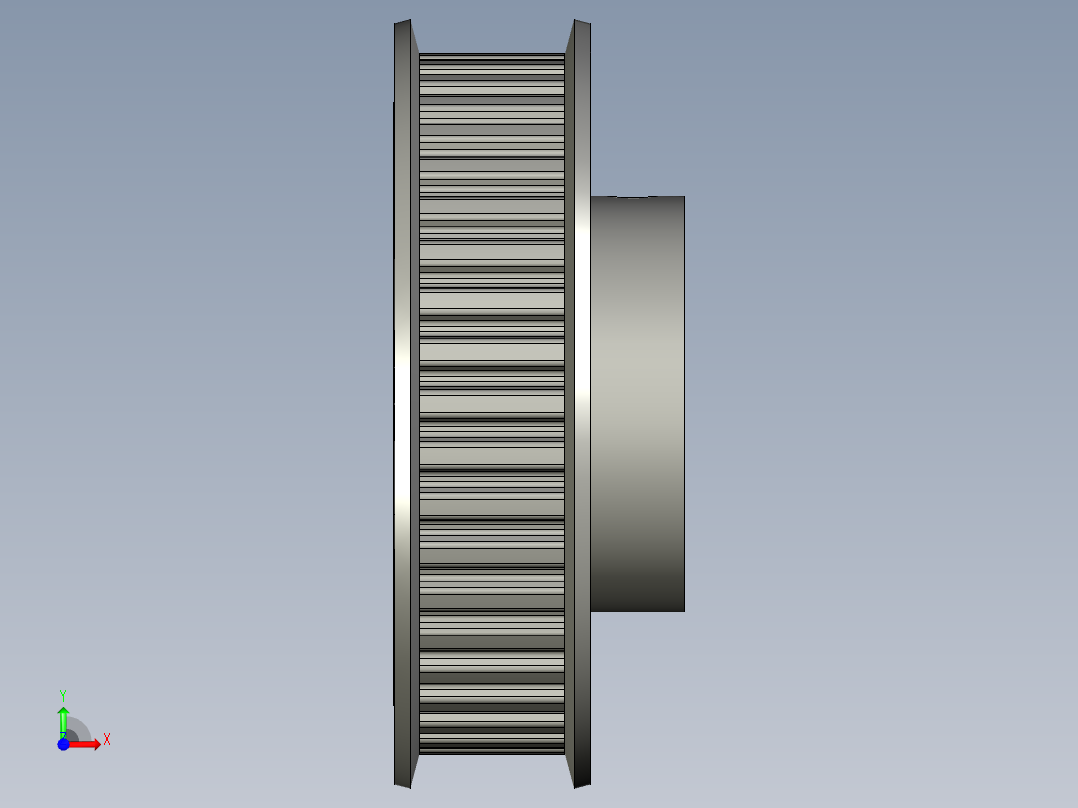 同步带轮ATPV42XL050-B-N20前视图