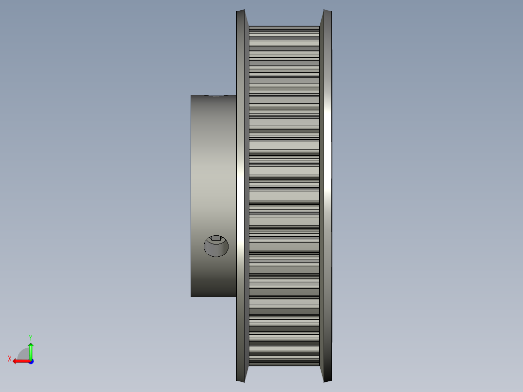 同步带轮ATPV42XL050-B-N20后视图