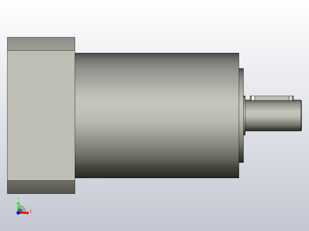 间隙减速器gearbox_gbx080040k_gbk_080_100_3_f前视图