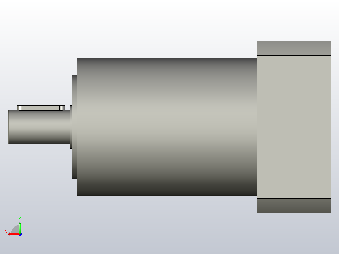 间隙减速器gearbox_gbx080040k_gbk_080_100_3_f后视图