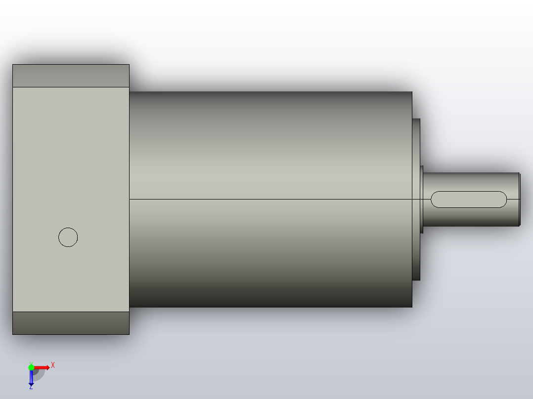 间隙减速器gearbox_gbx080040k_gbk_080_100_3_f俯视图