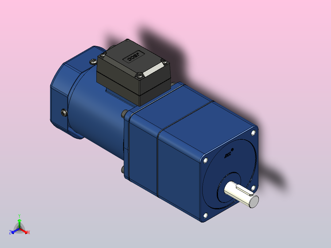 YS标准电机40ys04主视图