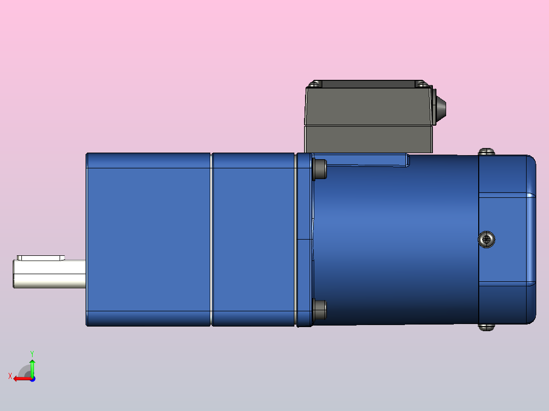 YS标准电机40ys04后视图
