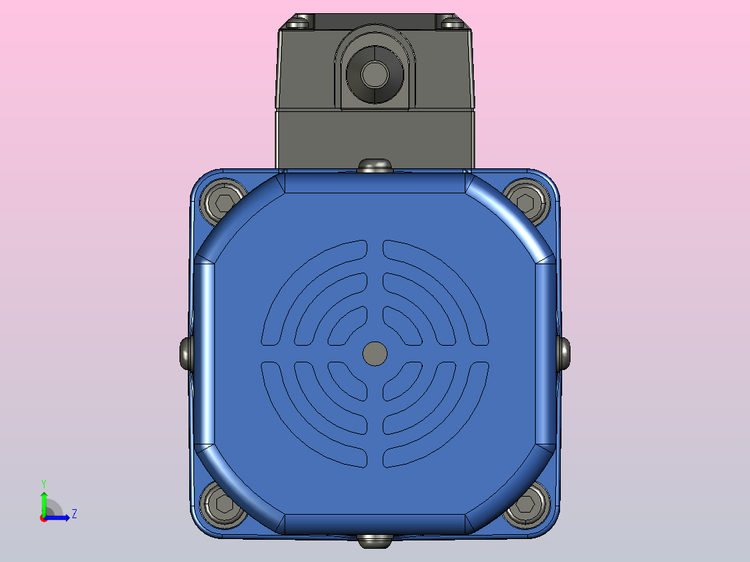 YS标准电机40ys04左视图