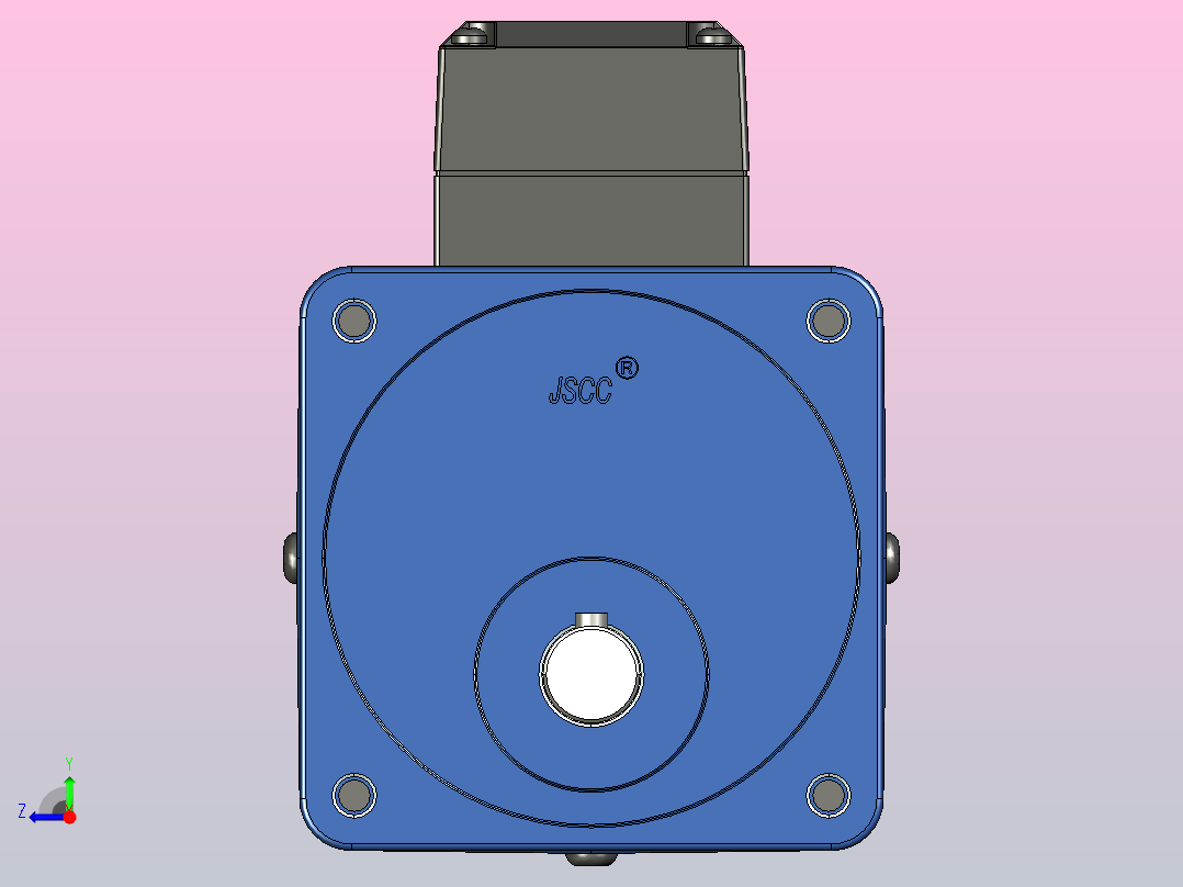 YS标准电机40ys04右视图