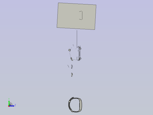 时尚手表模型2左视缩略图