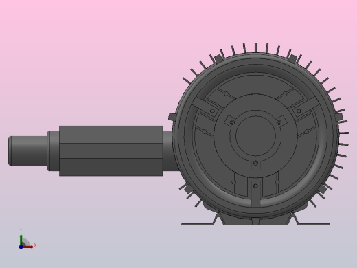 JQT-S系列双段高压旋涡式气泵[JQT-3000-S]前视缩略图