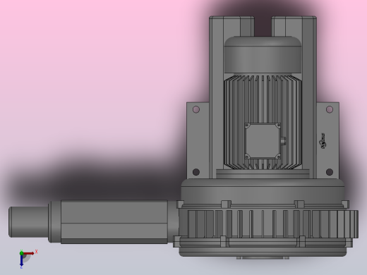 JQT-S系列双段高压旋涡式气泵[JQT-3000-S]俯视缩略图