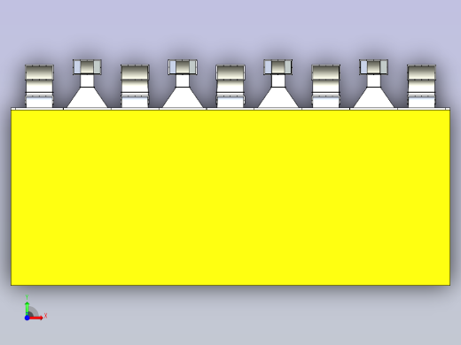 烘烤房3D模型前视缩略图