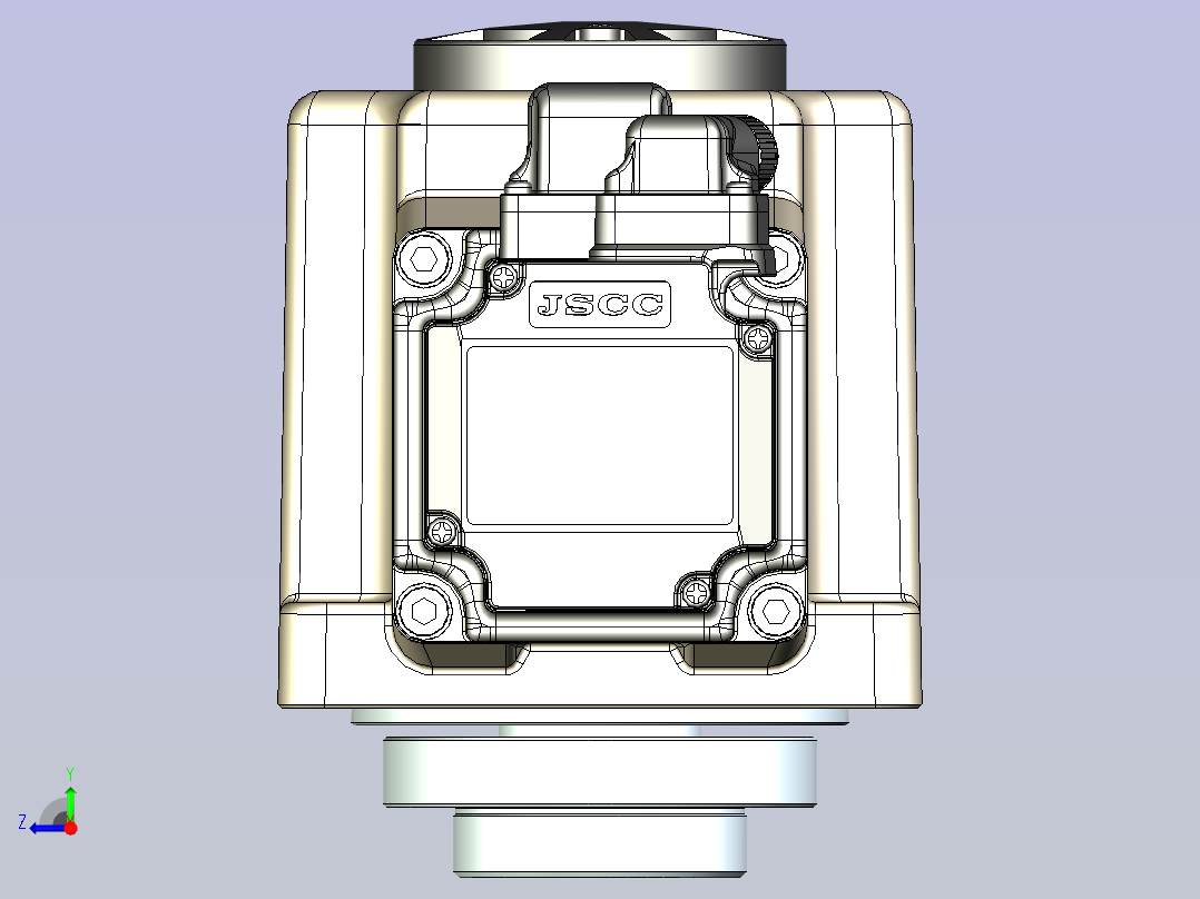 JSCC精研伺服减速电机 110mrf2右视图