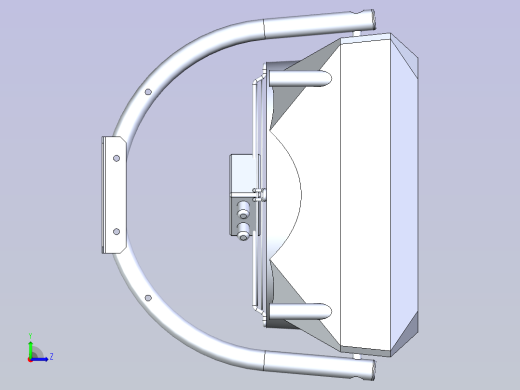 实用的圆形开关左视缩略图