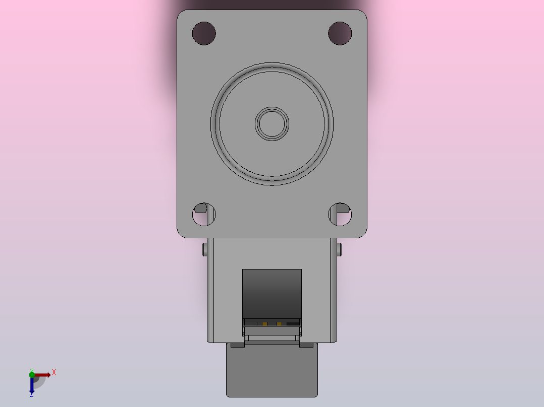 Z01-01B-100-(314B)普通工业轮[Z01-01B-125-314B]脚轮俯视图