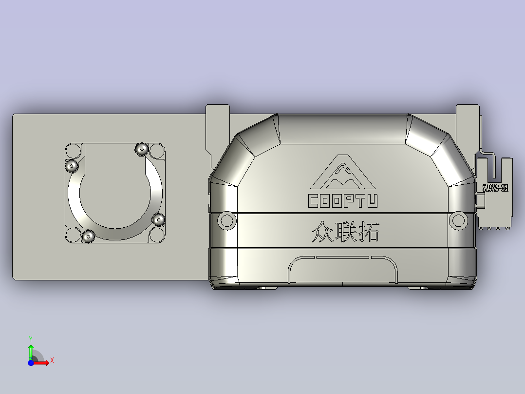 CZXDTGS12-BL-100W伺服电机123前视图