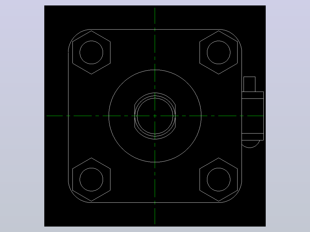 SMC气缸CDA2KB40_C图纸