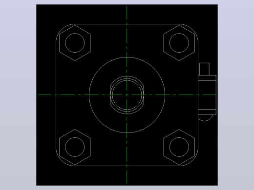 SMC气缸CDA2KB40_C图纸