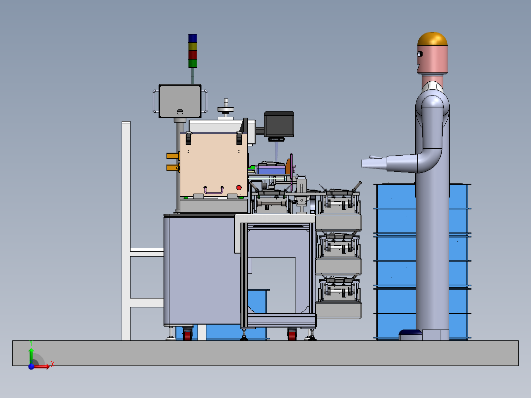Radio测试线设备前视图