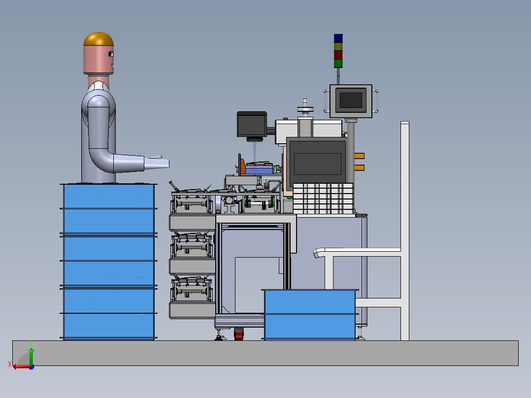 Radio测试线设备后视图