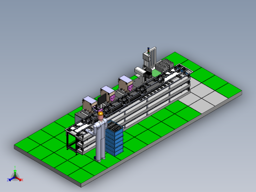 Radio测试线设备正等轴测缩略图