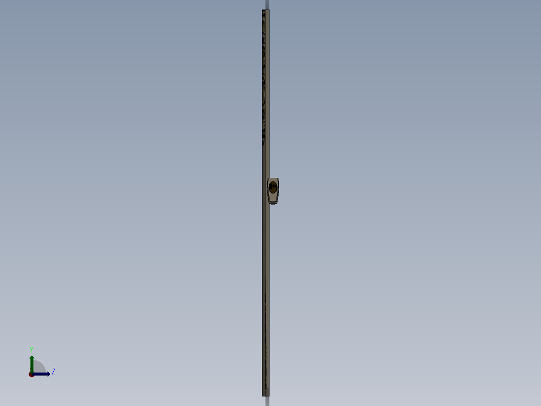 牙刷渲染左视图