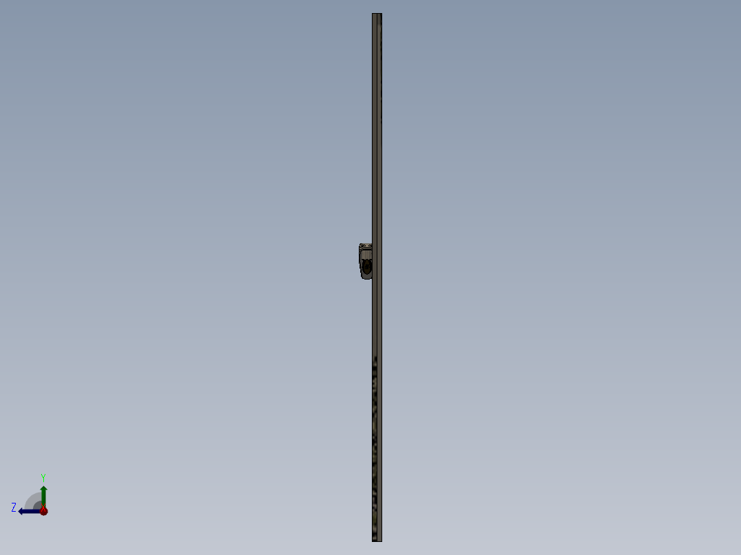 牙刷渲染右视图