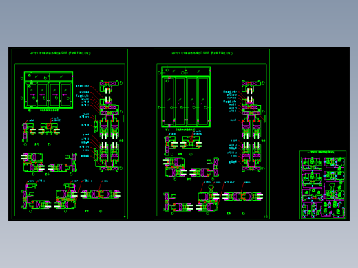 某幕墙断桥隔热推拉门窗结构图纸（包括推拉门推拉窗及其铝合金型材界面）