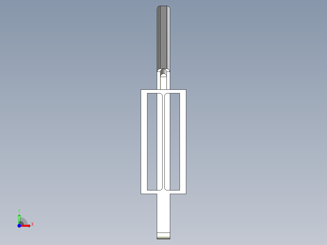 solidworks 横梁前视图