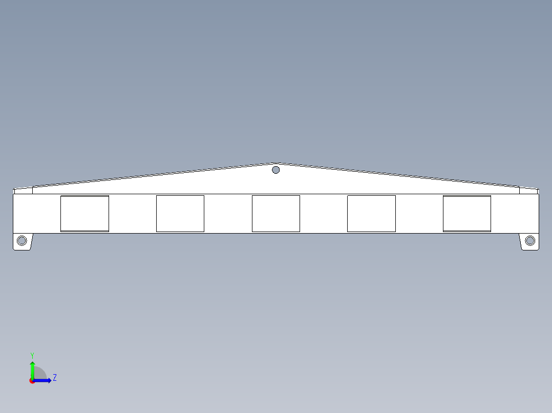 solidworks 横梁左视图