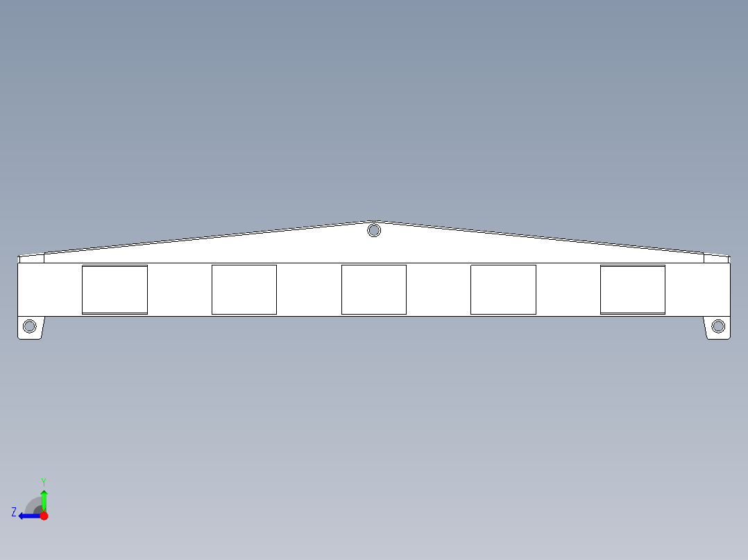 solidworks 横梁右视图