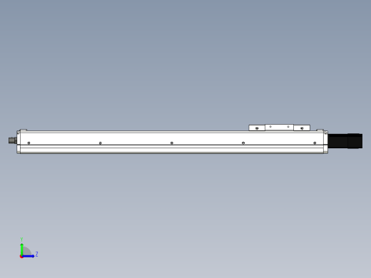 Toyo东佑达直线模组-ECH12-600-BC-100W左视缩略图