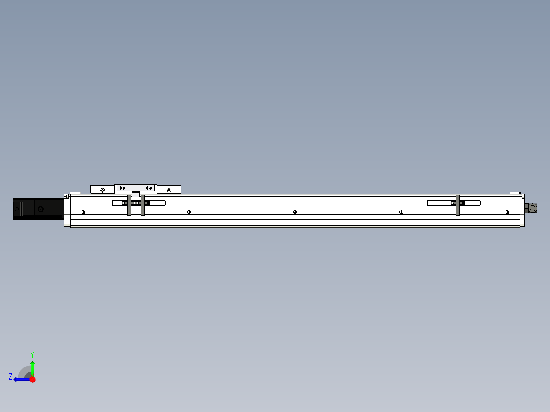 Toyo东佑达直线模组-ECH12-600-BC-100W右视图