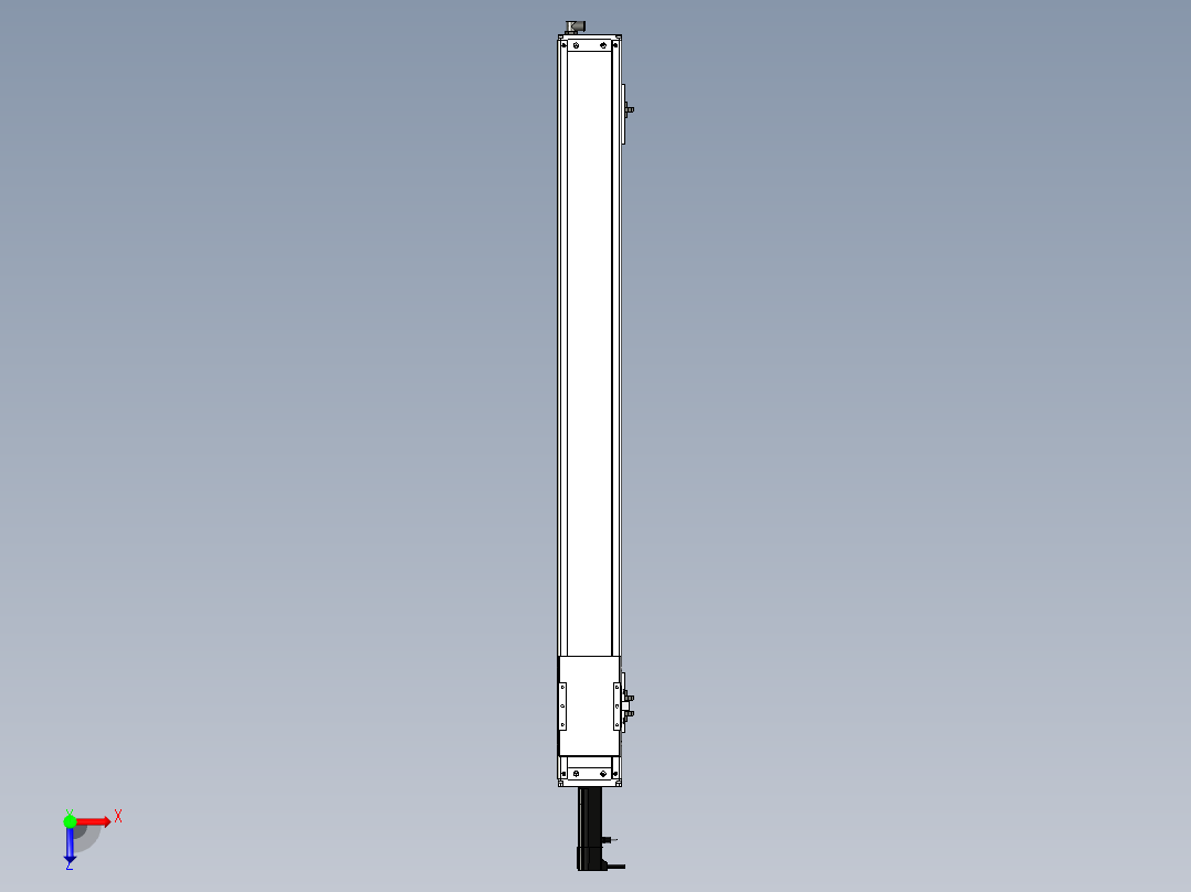 Toyo东佑达直线模组-ECH12-1000-BC-100W+煞車俯视图
