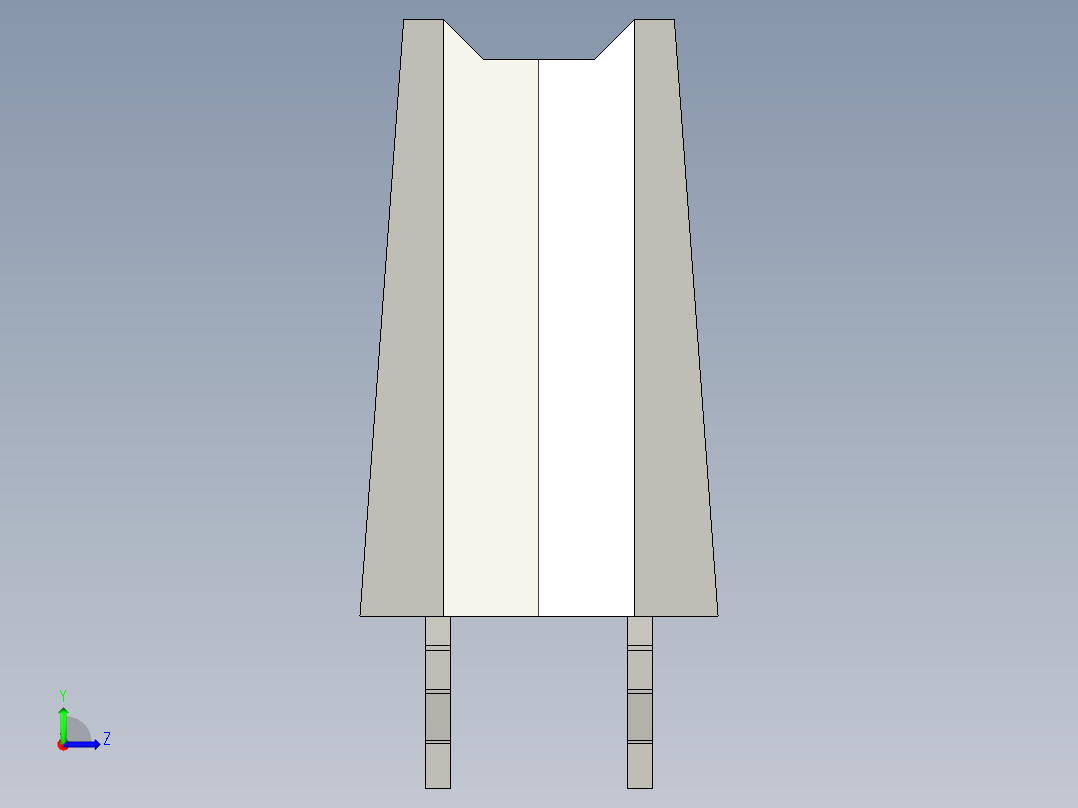 侧边卡连接器-458450001_stp左视图