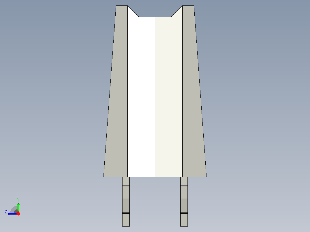 侧边卡连接器-458450001_stp右视图