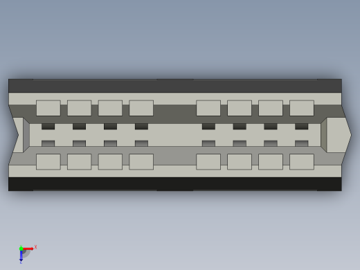 侧边卡连接器-458450001_stp俯视缩略图