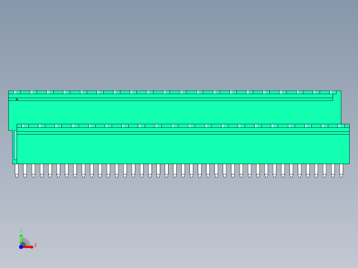 DEGSON 2EDG 系列 5.0mm 可插拔接线端子组-2EDGVT-5.0-40P-14-00AH前视缩略图