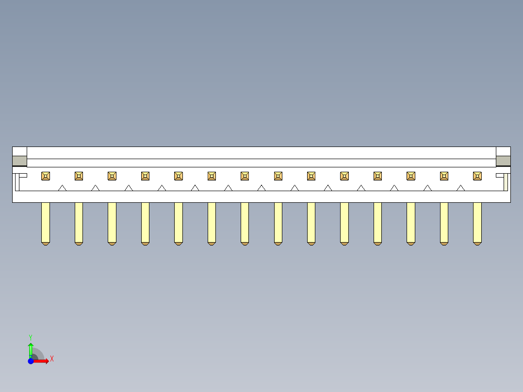 JST-S14B-EH-A前视图