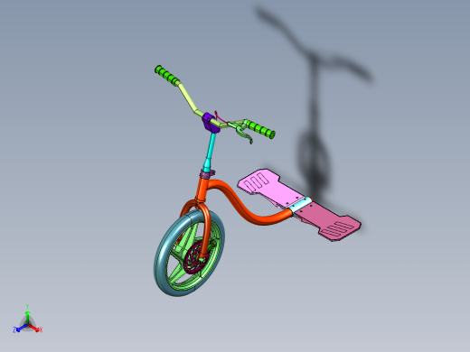 碟刹滑板车配置物理刹车