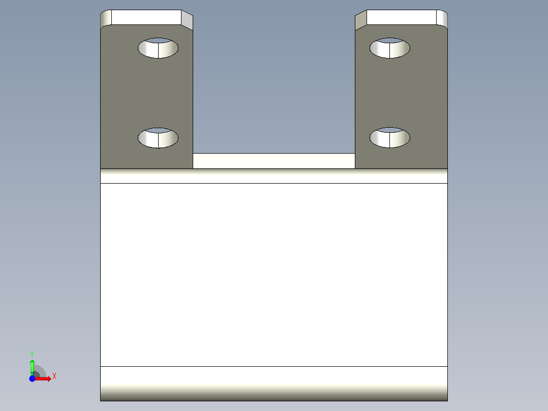 基恩士AP-B04_kc图纸模型前视图
