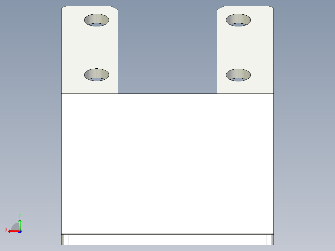基恩士AP-B04_kc图纸模型后视图