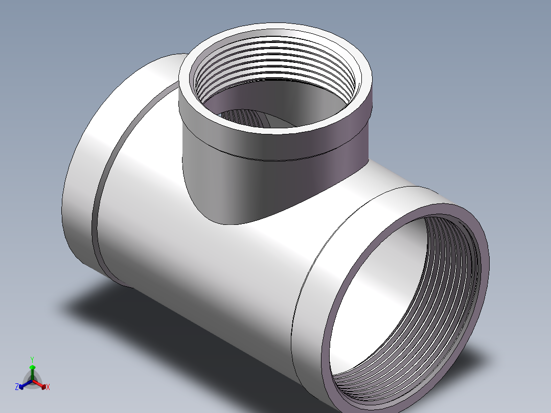 三通-异径 DN50-DN40