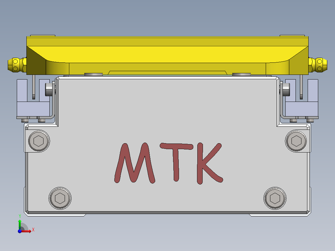 GTH内嵌丝杆全封闭GTH12-400W前视图